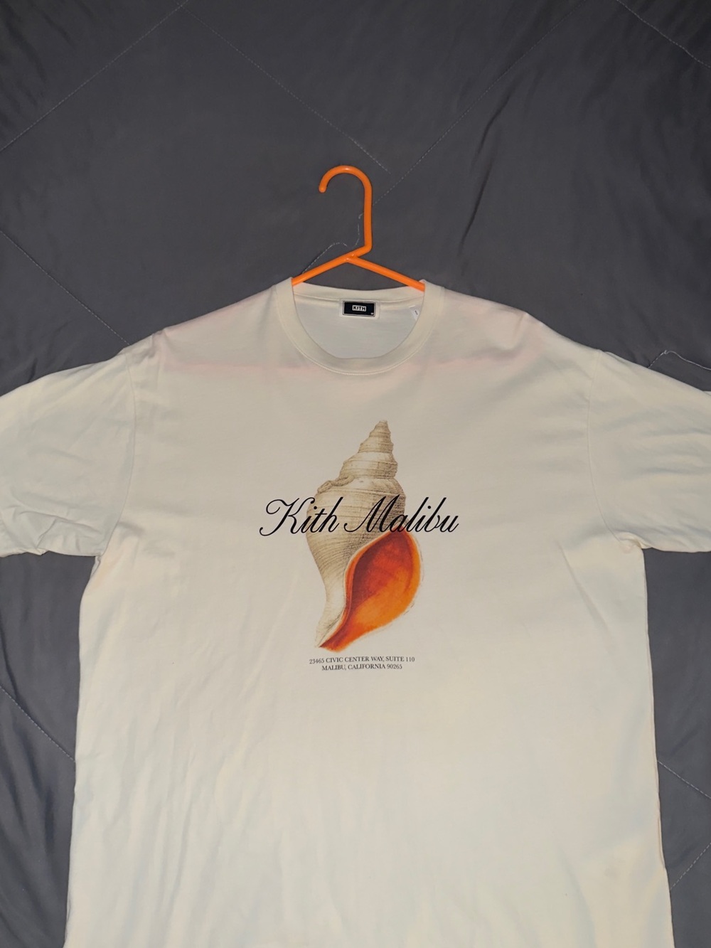 Kith Cream Graphic Seashell Tee Malibu